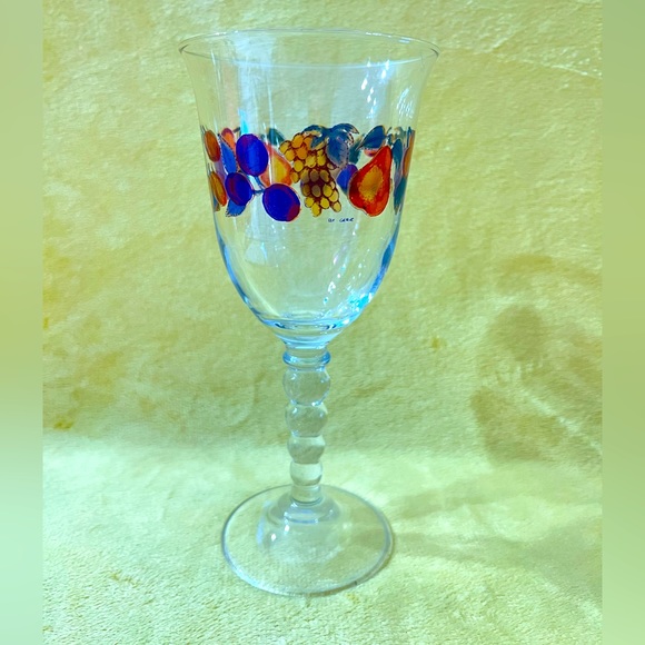 Dining Vintage 196s Cerve Devaldor Fruit Wine Glasses Poshmark